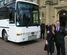 Amanda Bond Tourism Manager of Leeds Council and Stuart Woodison, GM of the Bradford Ramada Jarvis Hotel