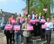 MP Guy Opperman and Tourism Businesses Launch Northumberland Tourism Drive in Corbridge Market Place 