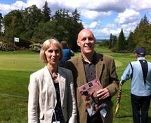 Steve Reed Tourism Ltd [Judith and Steve] at the PGA Seniors Gold Event at the DeVere Slaley Hall Hotel in Northumberland