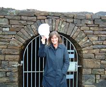 Nenthead Lead Mines - Group Travel Promotion for the North Pennines Heritage Trust - Claire Blake is pictured